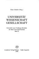 Cover of: Festschrift zum 25-jährigen Bestehen der Ruhr-Universität Bochum by Klaus Schaller (Hrsg.).