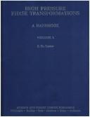 Cover of: High Pressure Phase Transformations Handbook 1: A Handbook