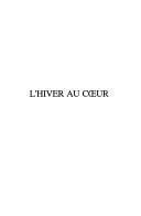Cover of: L'hiver au ceur (Collection Novella)