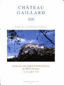 Cover of: Etudes De Castellogie Medievale: Colloque De Graz, 1998 (Chateau Gaillard: Etudes De Castellogie Medievale) by Committee