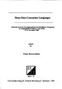 Dene-Sino-Caucasian languages by International Interdisciplinary Symposium on Language and Prehistory (1st 1988 Ann Arbor, Mich.).