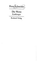Cover of: Die Wette: Erzahlungen (Rotbuch ; 186)