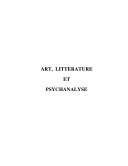 Cover of: Art, littérature et psychanalyse by textes, Gérard Arseguel ... [et al.] ; reproductions (acryliques sur toiles et sur bois, dessins, techniques mixtes), Jean-Jacques Ceccarelli ... [et al.].