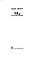 Cover of: Rilke: Vorträge und Aufsätze