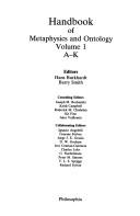 Cover of: Handbook of metaphysics and ontology