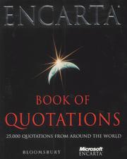 Cover of: World Dictionary of Quotations (Encarta) by Bill Swainson