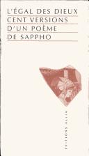 Cover of: L' égal des dieux by Sappho