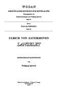 Lanzelet by Ulrich von Zatzikhoven, Thomas Kerth, Roger Sherman Loomis, Ulrich