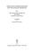 Cover of: Eine alemannische Bearbeitung der "Arabel" Ulrichs von dem Turlin. Die Exzerpte aus Wolframs "Willehalm" in der "Weltchronik" Heinrichs von Munchen (Texte und Untersuchungen zur "Willehalm"-Rezeption)