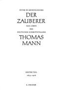 Cover of: Der Zauberer by Peter de Mendelssohn