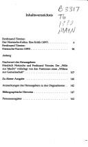 Cover of: Der Nietzsche-Kultus by Ferdinand Tönnies