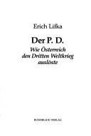 Cover of: Der P.D. by Erich Lifka