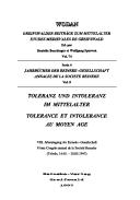 Toleranz und Intoleranz im Mittelalter by Reineke-Gesellschaft. Jahrestagung