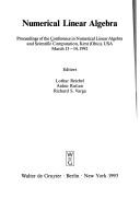 Cover of: Numerical Linear Algebra | Lothar Reichel