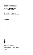 Cover of: Egmont: Geschichte und Dichtung