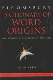 Cover of: Dictionary of Word Origins by John Ayto