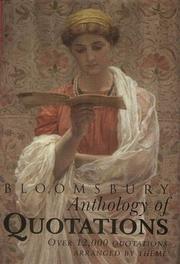 Cover of: Anthology of Quotations