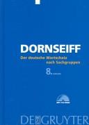 Cover of: Der Deutsche Wortschatz Nach Sachgruppen