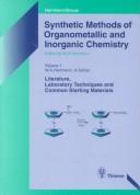 Synthetic Methods of Organometallic and Inorganic Chemistry by W. A. Herrmann