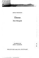 Cover of: Ubersee by Adolf Muschg
