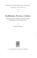 Cover of: Aedificatio, fructus, utilitas
