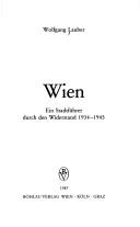 Cover of: Wien by Wolfgang Lauber