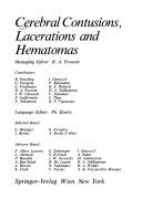 Cover of: Cerebral contusions, lacerations, and hematomas