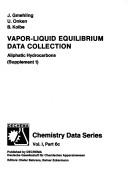 Cover of: Vapor Liquid Equilibrium Data Collection (Vol1 Pt 6c)