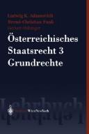 Österreichisches Staatsrecht by Ludwig Karl Adamovich, Ludwig K. Adamovich, Bernd-Christian Funk, Gerhart Holzinger