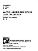 Cover of: Vapor Liquid Equilibrium Data Collections (Vol 1 Pt 6a) by Jurgen Gmehling