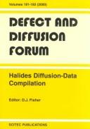 Cover of: Halides Diffusion-Data Compilation (Defect & Diffusion Forum)