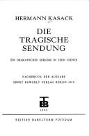 Cover of: Die tragische Sendung