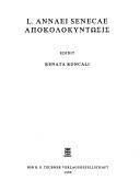 Cover of: L. Annaei Senecae Apokolokyntōsis by Seneca the Younger
