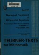 Cover of: Numerical treatment of differential equations