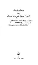 Cover of: Geschichten aus einem ereignislosen Land: Schweizer Literaturtage in Marburg (Marburger Literaturforum)