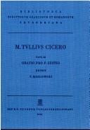 Cover of: M. Tulli Ciceronis Orationes in P. Vatinium testem, pro M. Caelio by Cicero