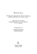 Boiotika by Internationale Böotien-Kolloquium (5th 1986 Universität München)