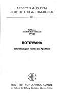 Botswana by Rolf Hasse, Elisabeth Zeil-Fahlbusch