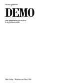 Cover of: Demo: Eine Bildgeschichte des Protests in der Bundesrepublik (Beltz BewusstSein)