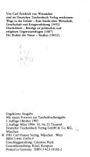 Cover of: Der bedrohte Friede by Ernst Ulrich von Weizsäcker