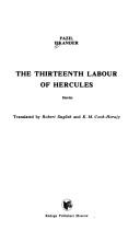 Cover of: The thirteenth labour of Hercules: stories