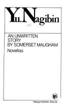 Cover of: An Unwritten Story by Somerset Maugham (Russian and Soviet story) | Yu Nagibin