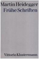Cover of: Frühe Schriften. by Martin Heidegger