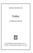 Cover of: Proklos by Werner Beierwaltes