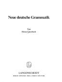 Cover of: Neue deutsche Grammatik