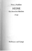 Cover of: Heine: ein deutsches Märchen : Essay