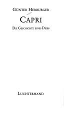 Cover of: Capri: die Geschichte eines Diebs