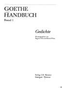 Cover of: Goethe-Handbuch: in vier Bänden