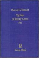 Cover of: Syntax of Early Latin