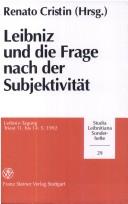 Cover of: Leibniz und die Frage nach der Subjektivitat: Leibniz-Tagung, 11. bis 14.5.1992 (Studia Leibnitiana)